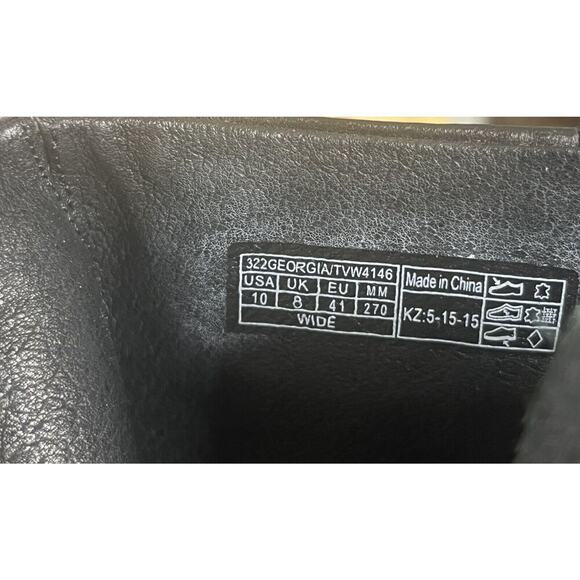 Vionic Size 10 W Georgia Ankle Boot Black Silver Studded Side Leather Side Zip - Picture 11 of 12